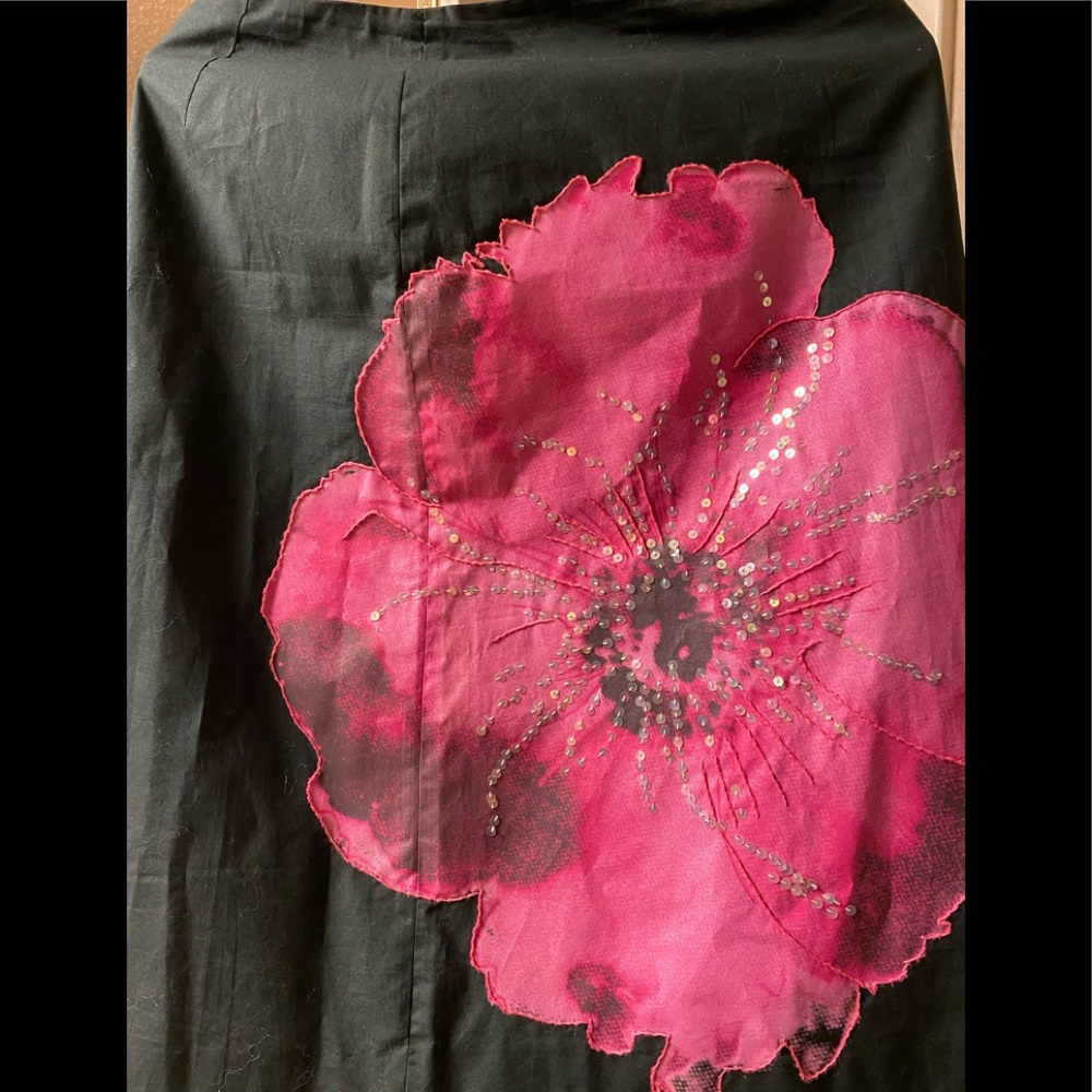 Dana Buchman Flowered Skirt